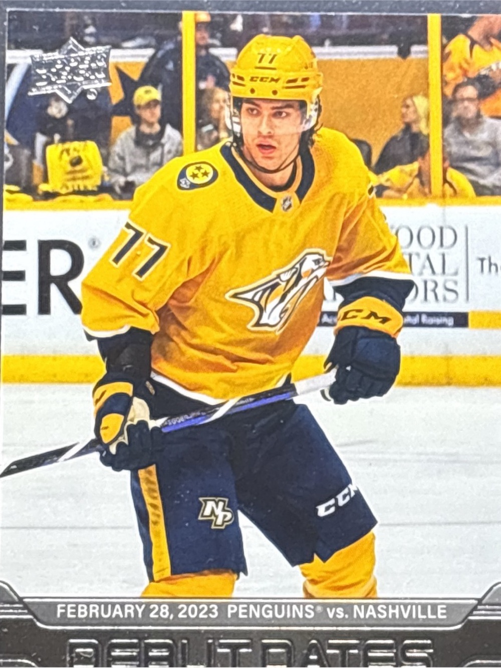 Upper Deck Debut Dates Luke Evangelista Predators Hockey Trading Card